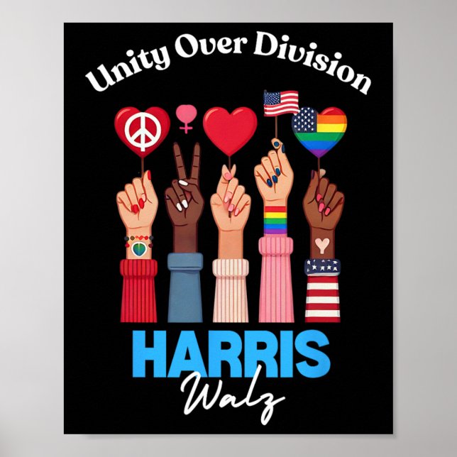 Póster Wheimer Waltz 2024 Unidad sobre división (Frente)