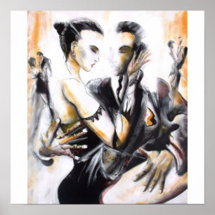 Póster When Tango meets painting