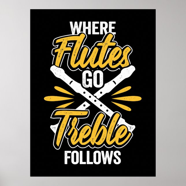 Póster Where Flute Player Go (Frente)