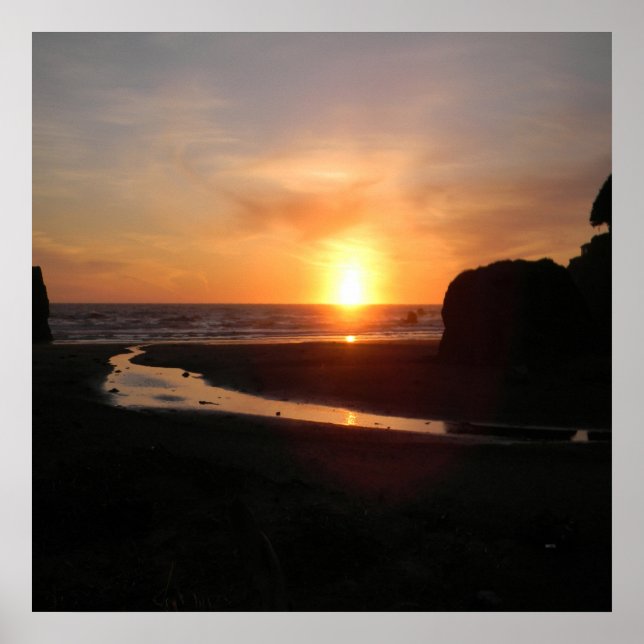 Póster Where the river meets the sea... (Frente)