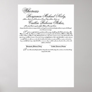 Póster Whereas, Benjamin Michael Neely,, of Boise, Ida...