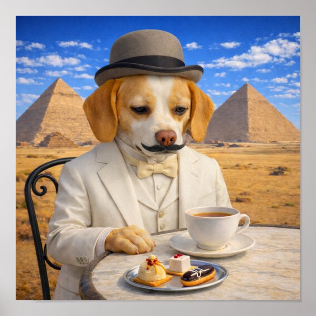 Póster "Where's Agatha?" (Frente)