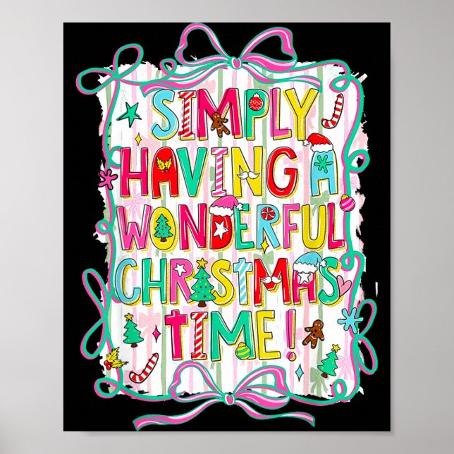 Póster Whimsical Christmas Quote For Holiday Lovers  (Frente)