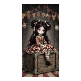 Póster Whimsical Dark Circus Doll