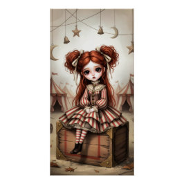 Póster Whimsical Dark Circus Doll