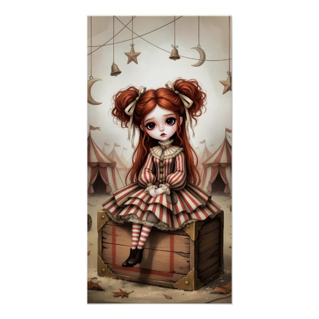 Póster Whimsical Dark Circus Doll (Anverso)