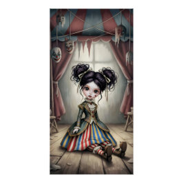 Póster Whimsical Dark Circus Doll