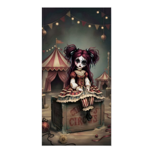 Póster Whimsical Dark Circus Doll (Anverso)