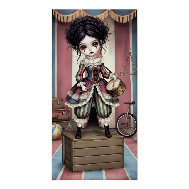 Póster Whimsical Dark Circus Doll (Anverso)