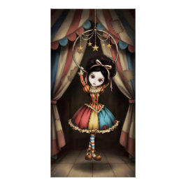 Póster Whimsical Dark Circus Doll