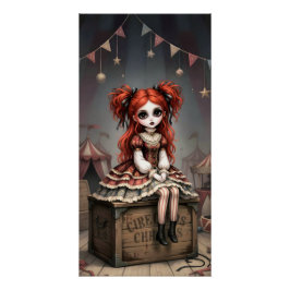 Póster Whimsical Dark Circus Doll