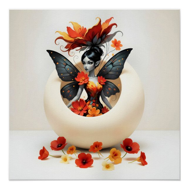 Póster Whimsical Flower Fairy (Anverso)