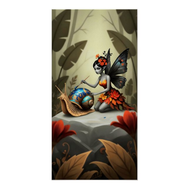 Póster Whimsical Flower Fairy (Anverso)