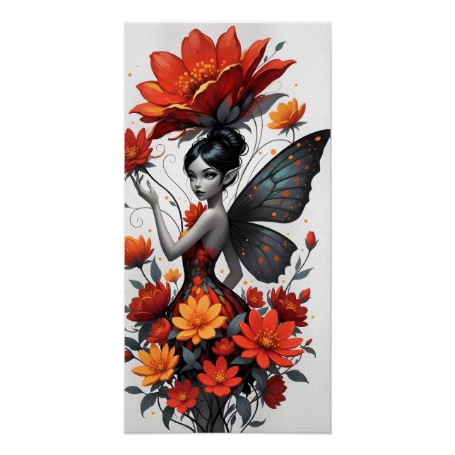 Póster Whimsical Flower Fairy (Anverso)