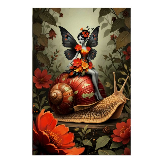 Póster Whimsical Flower Fairy (Anverso)