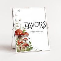 Whimsical Fungi Mushroom Cae Baby Shower Favores