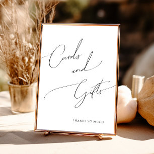 Póster Whimsical Neutral Baby Shower Cards and Gifts