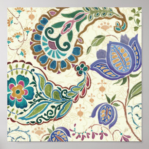 Póster Whimsical Peacock