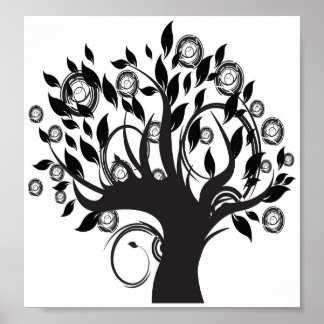 Póster Whimsical Tree Poster