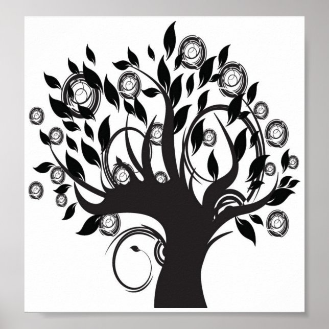 Póster Whimsical Tree Poster (Frente)