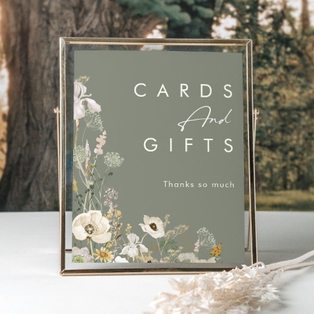 Póster Whimsical Wildflower Meadow Sage Cards and Gifts (Subido por el creador)
