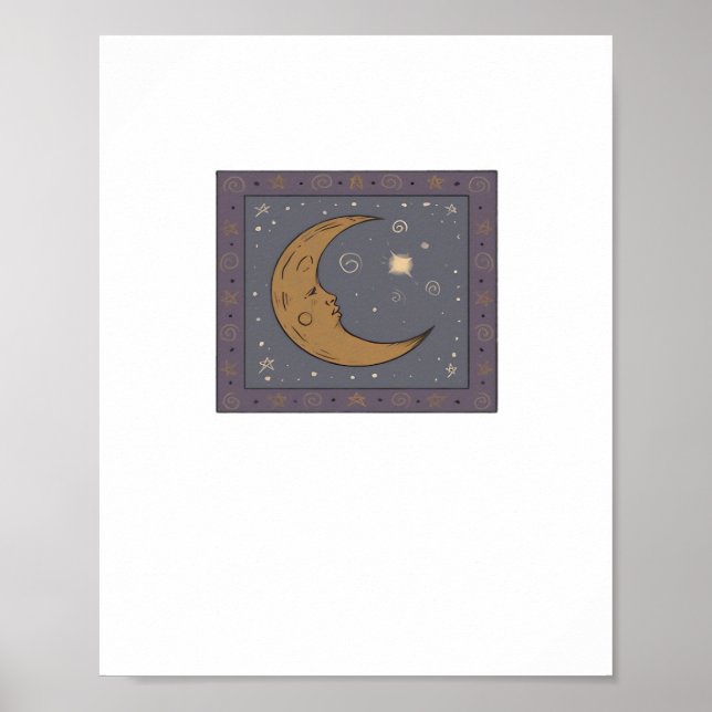Póster Whimsigoth Moon Classic (Frente)