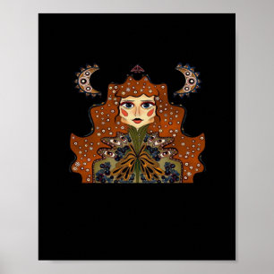 Póster Whimsigoth Portrait Classic