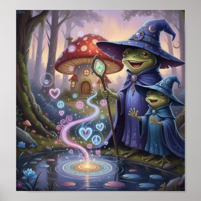 Póster WhimsyFrogWizard4 (Frente)