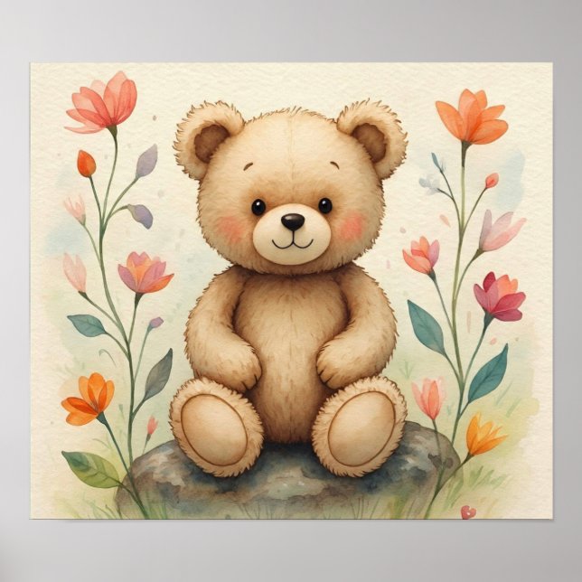 Póster WhimsyTeddyBear (Frente)