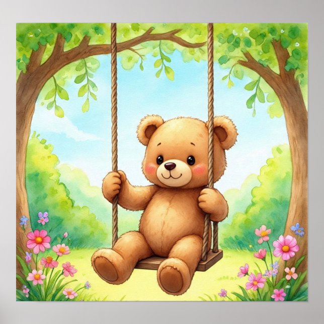 Póster WhimsyTeddyBear (Frente)