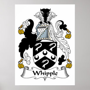 Póster Whipple Family Crest