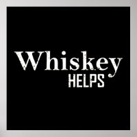 Whiskey ayuda a tomar bebidas alcohólicas graciosa