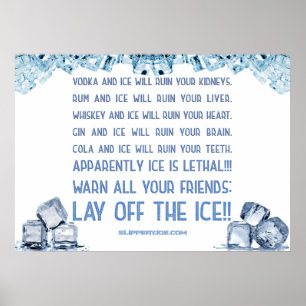 Póster whisky de cola de ron con alcohol de SlipperyJoe