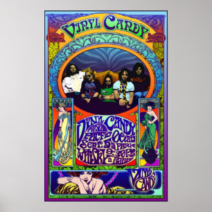 Póster Whisky del caramelo del vinilo
