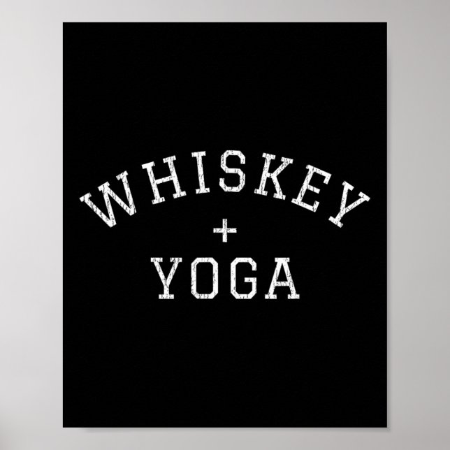 Póster Whisky + Yoga  (Frente)