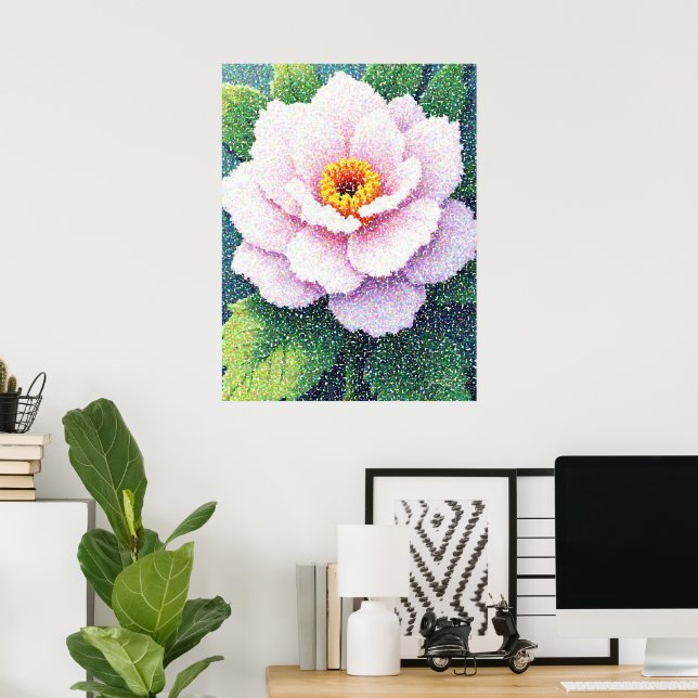 Póster Whisper Pink (Oficina en casa)