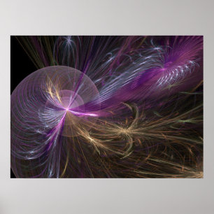 Póster Whisper púrpura