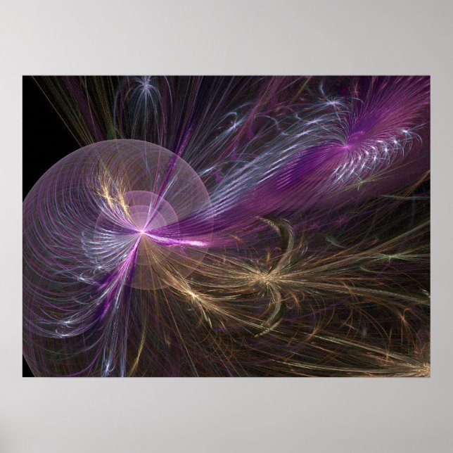 Póster Whisper púrpura (Frente)