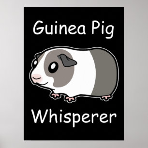 Póster Whisperer de cerdo de Guinea