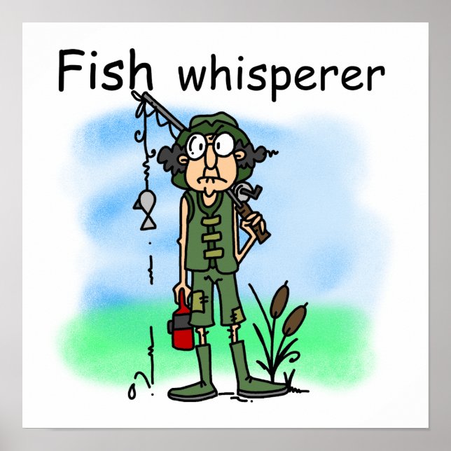 Póster Whisperer de los pescados (Frente)