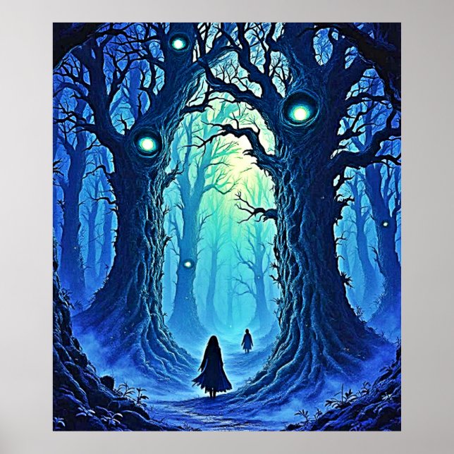 Póster Whispering Woods Dark Fantasy (Frente)
