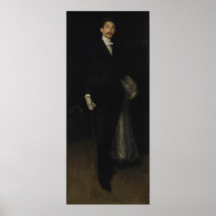 Póster Whistler - Arreglo En Negro Y Oro