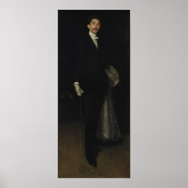 Póster Whistler - Arreglo En Negro Y Oro (Frente)