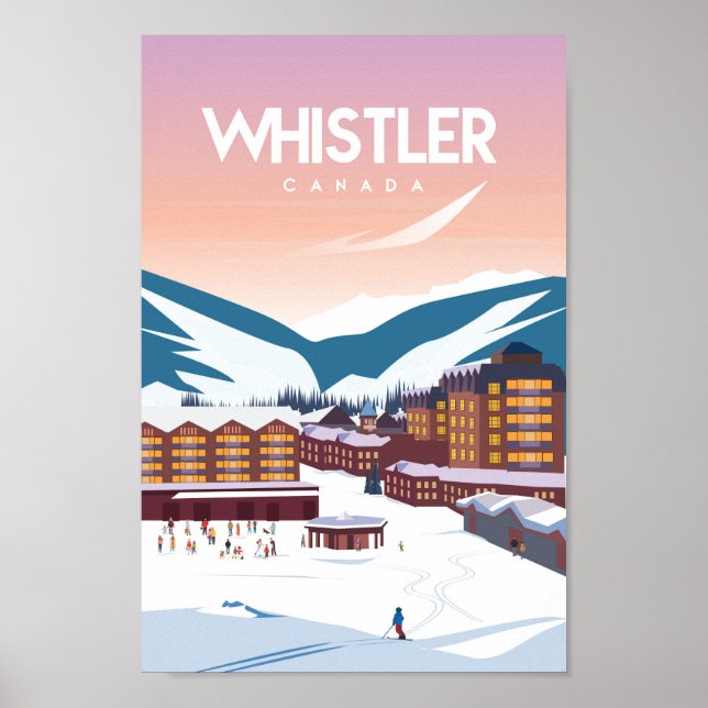 Póster Whistler Canada Whistler - Columbia Británica (Frente)