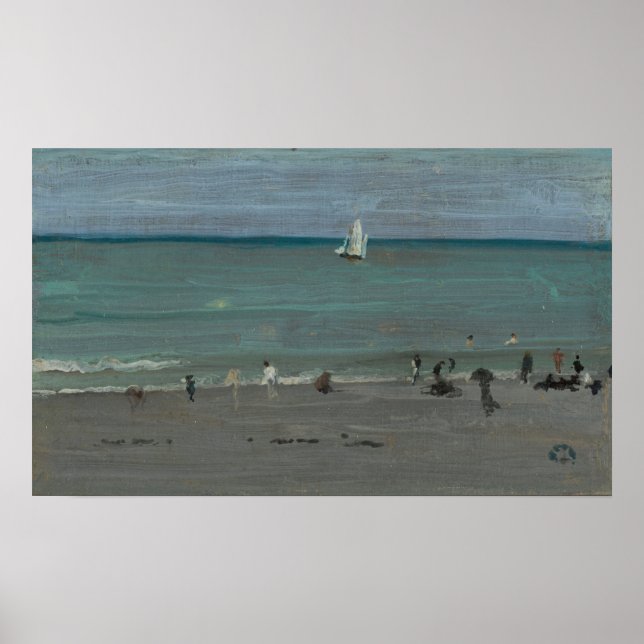 Póster Whistler - Coast Scene Bathers (Frente)
