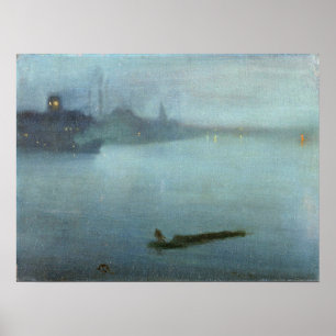 Póster Whistler - In Blue And Silver