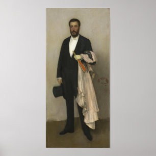 Póster Whistler - Portrait Of Theodore Duret