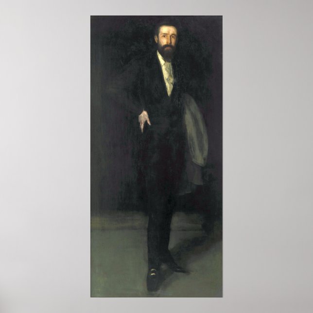 Póster Whistler - Retrato De F. R. Leyland (Frente)