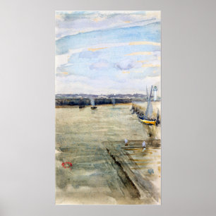 Póster Whistler - Scene On The Mersey