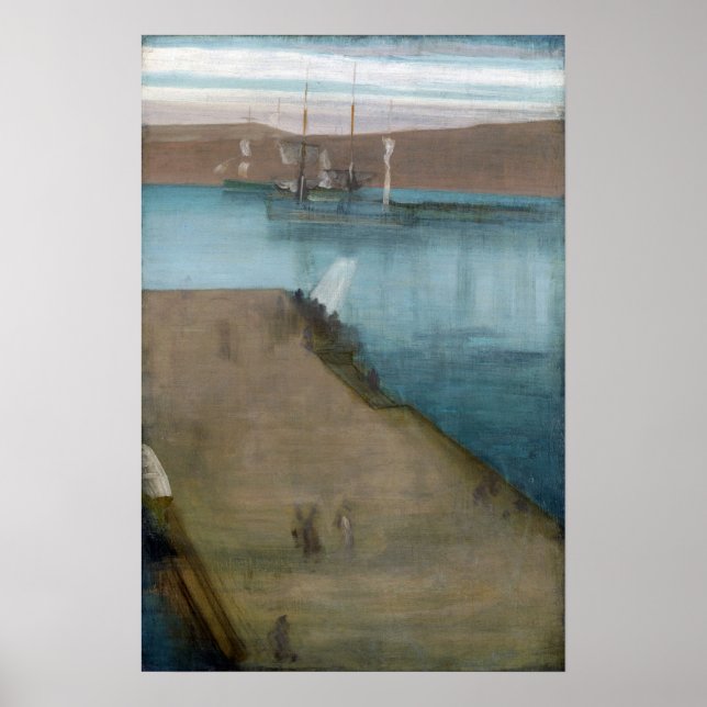 Póster Whistler - Valparaiso Harbor (Frente)